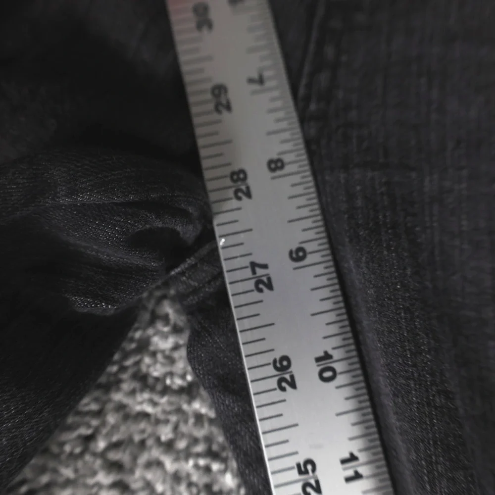COS Jeans Women's Size 14 Black Embroidered Rhinestone Straight Leg Jeans
